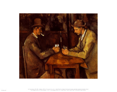 Card Players 1885-90 Print Card Players 1885-90 Print