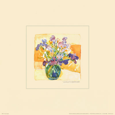 Iris in Crystal Print Iris in Crystal Print