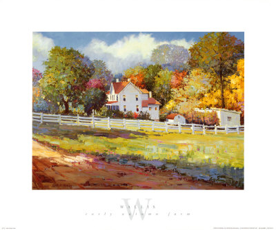 Early Autumn Farm Print Early Autumn Farm Print