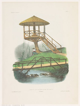 Garden Pavilions Print Garden Pavilions Print