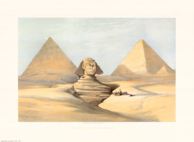 Egypt, Sphinx and Pyramids Print Egypt, Sphinx and Pyramids Print