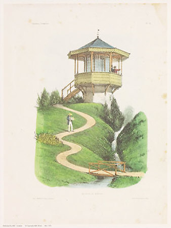 Garden Pavilions Print Garden Pavilions Print