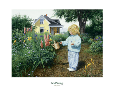 Little Gardener Print Little Gardener Print