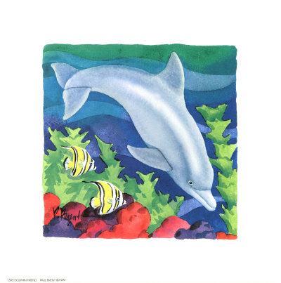 Dolphin Friend Print Dolphin Friend Print