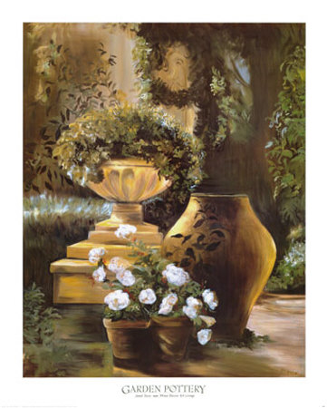 Garden Pottery Print Garden Pottery Print