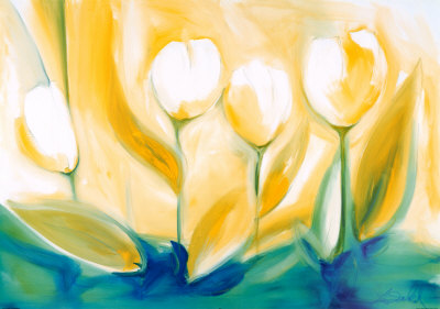 Giant White Tulips Print Giant White Tulips Print