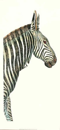 Elongated Zebra Print Elongated Zebra Print
