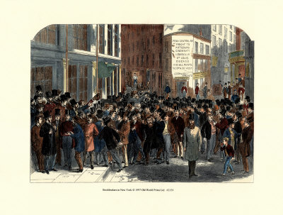 Stockbrokers in New York Print Stockbrokers in New York Print