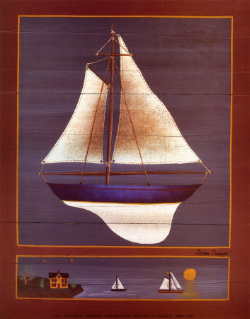 Pond Yacht IV Print Pond Yacht IV Print