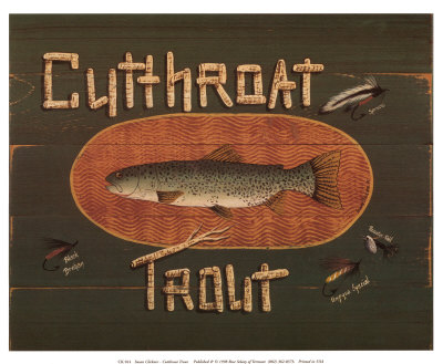 Cutthroat Trout Print Cutthroat Trout Print