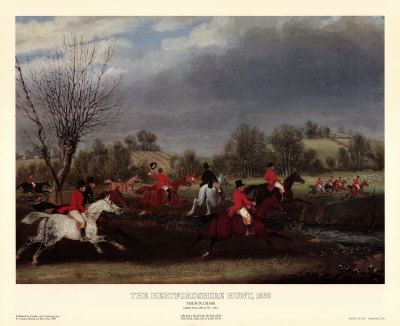 The Fox Chase Print The Fox Chase Print