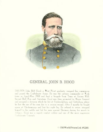 General John B. Hood Print General John B. Hood Print