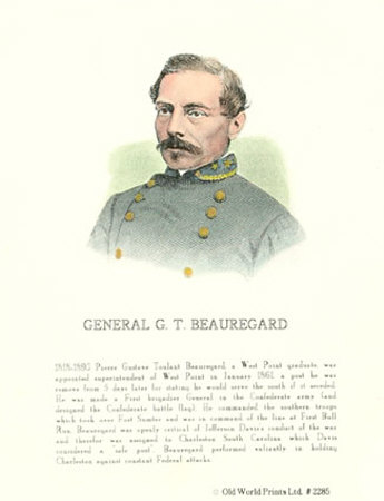 General G.T. Beauregard Print General G.T. Beauregard Print