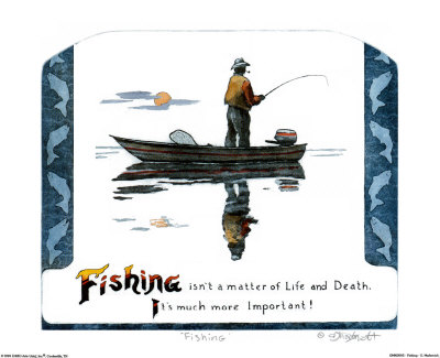 Fishing Print Fishing Print