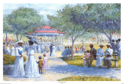 Concert in the Park Print Concert in the Park Print