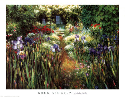 Secluded Garden Print Secluded Garden Print