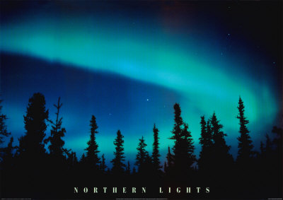 Northern Lights Poster Northern Lights Poster