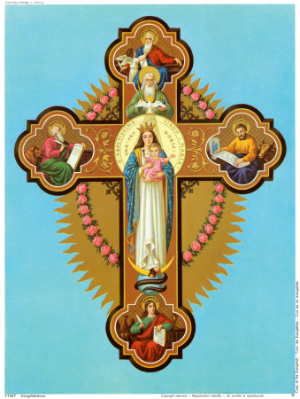 Evangelistenkreuz Print
