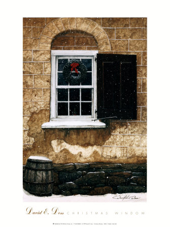 Christmas Window Print Christmas Window Print