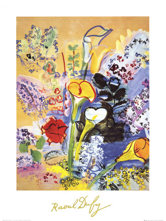 Bouquet d'Arums Print Bouquet d'Arums Print