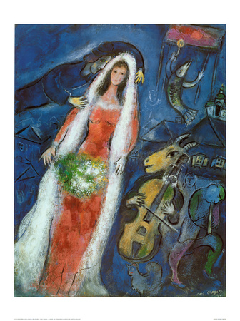Marc Chagall Marc-chagall-la-mariee