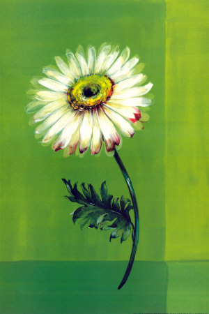 Flower on Green Print Flower on Green Print