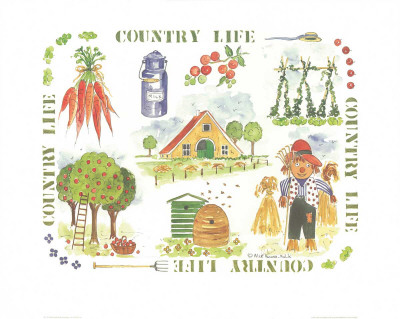Country Life Print Country Life Print