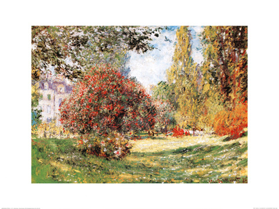 The Park at Monceau Print The Park at Monceau Print