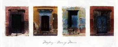 Doors of Mexico Print Doors of Mexico Print