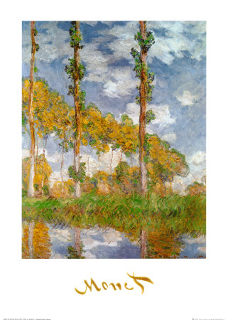 Poplars at Giverny Print Poplars at Giverny Print