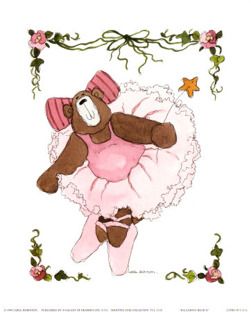 Ballerina Bear II Print Ballerina Bear II Print