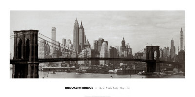 Brooklyn Bridge Print Brooklyn Bridge Print