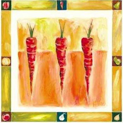 Carrots Mosaic Print Carrots Mosaic Print