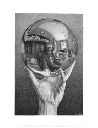 Hands with Sphere Print Hands with Sphere Print