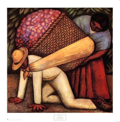 The Flower Carrier Print The Flower Carrier Print