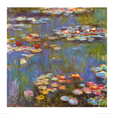 monet water lilies print monet water lilies print