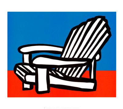Adirondack Chairs Kids on Adirondack Chair Print By Tom Slaughter At Art Com