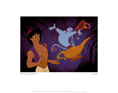 Genie of the Lamp Print Genie of the Lamp Print