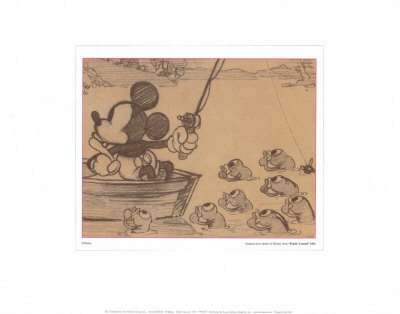 Fishin' Around, 1931 Print Fishin' Around, 1931 Print