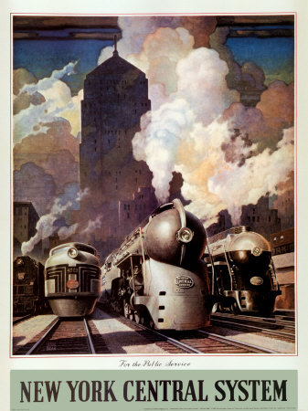 New York Central Print New York Central Print