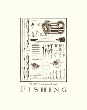 Fishing Print Fishing Print