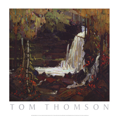 Woodland Waterfall Print Woodland Waterfall Print