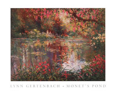 Monet's Pond Print Monet's Pond Print