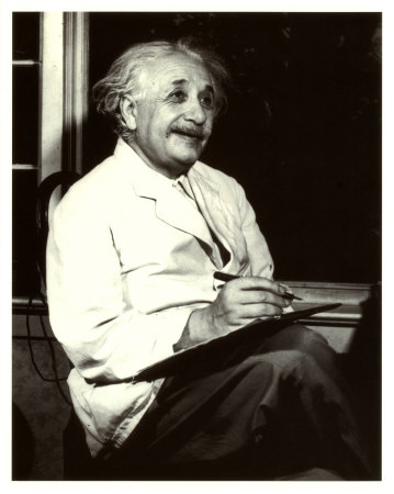 Albert Einstein Poster Card Albert Einstein Poster Card