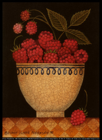 Cup o' Raspberries Print Cup o' Raspberries Print