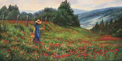 Knee Deep in Poppies Print Knee Deep in Poppies Print