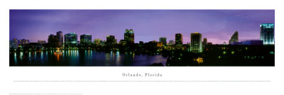 Orlando Florida Panorama Print Orlando Florida Panorama Print