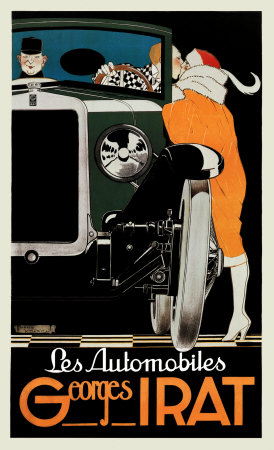 Automobiles Georges Irat Print