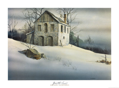 Gentle Snow Print Gentle Snow Print