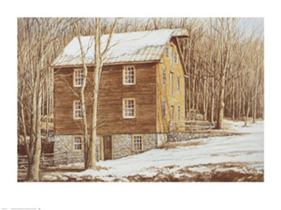 Mill in the Woods Print Mill in the Woods Print